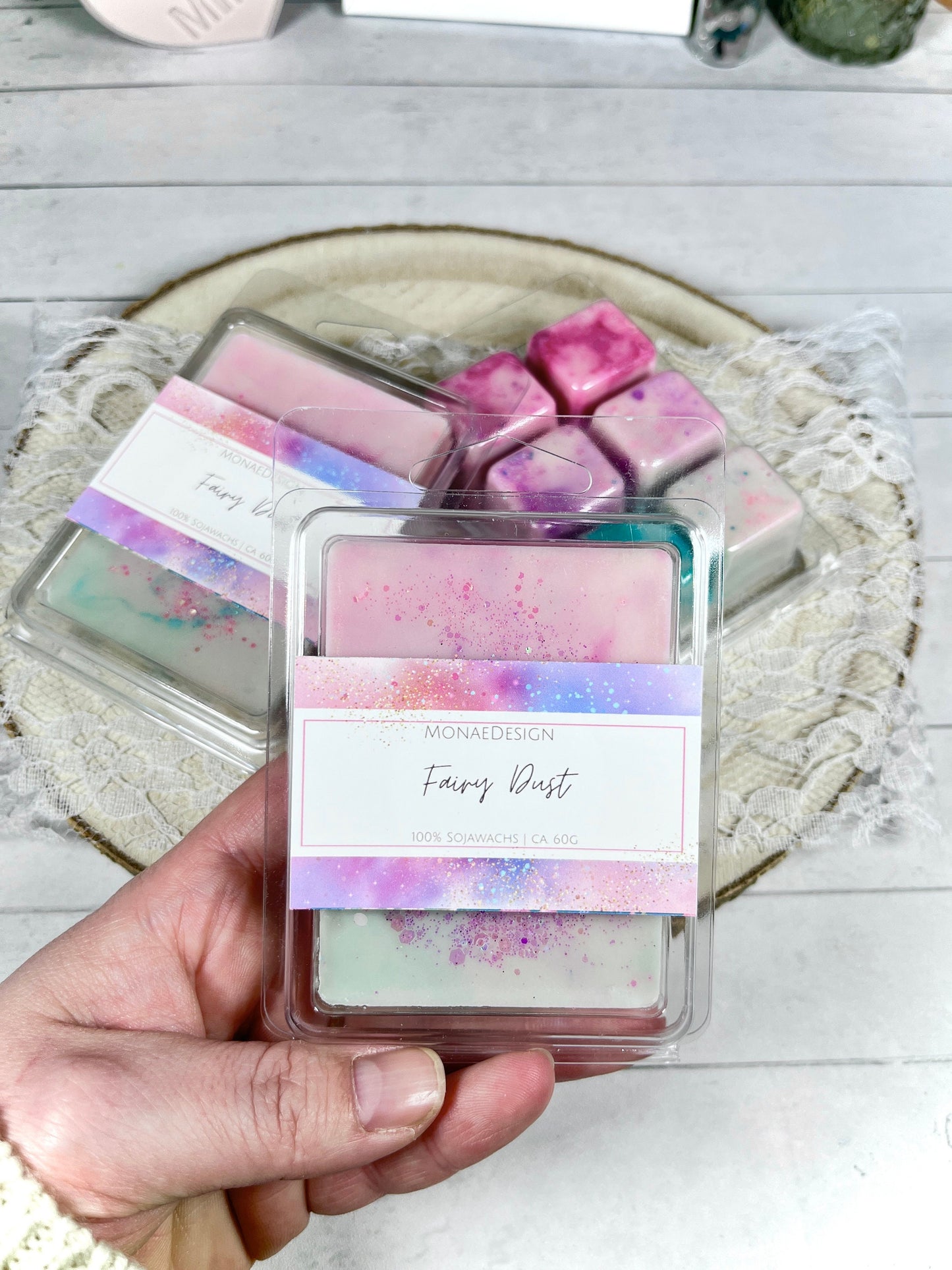 Wachs Melt • Fairy Dust • 100% Sojawachs • blumiger, fruchtiger Duft