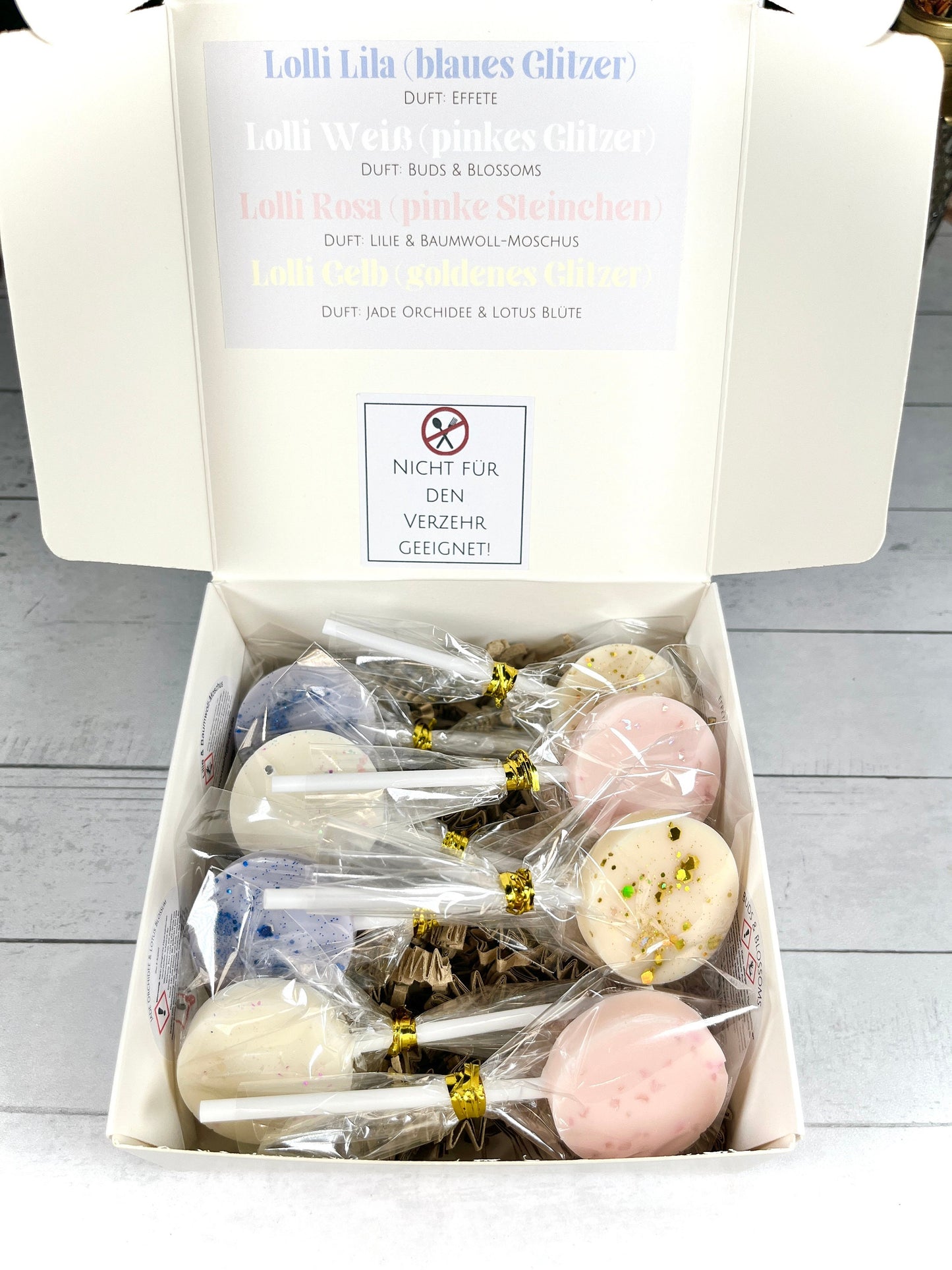 Wax Melts Lolli • Blumige Düfte • Frühling • 4 verschiedene Düfte