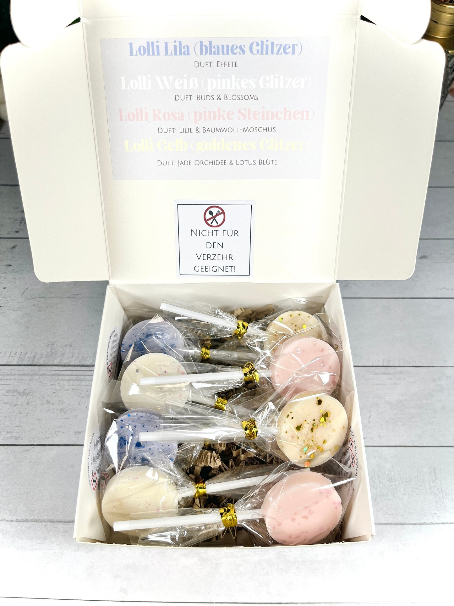 Wax Melts Lolli • Blumige Düfte • Frühling • 4 verschiedene Düfte