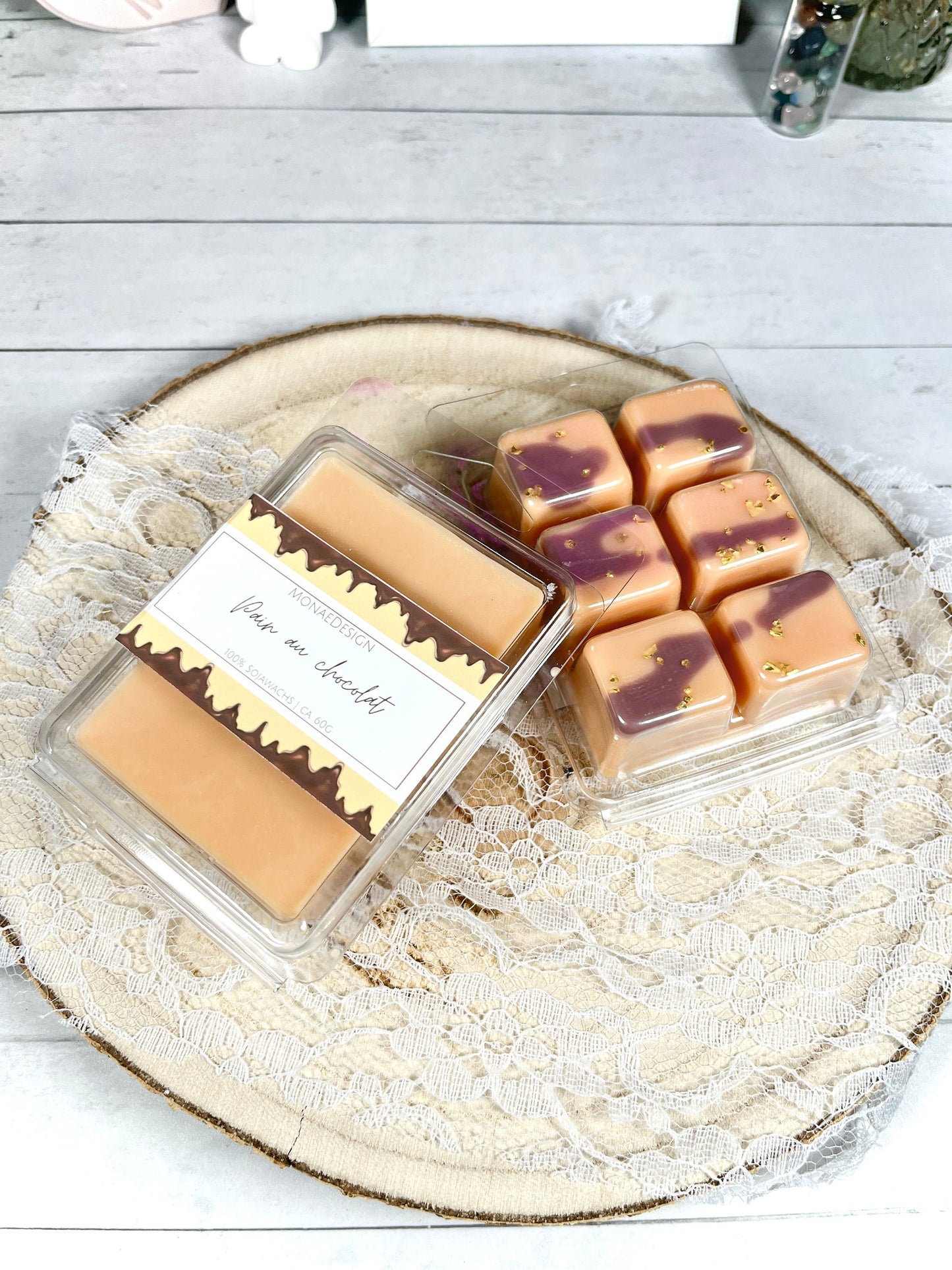 Wachs Melt • Pain au chocolate • 100% Sojawachs • Schoko-Croissant Duft