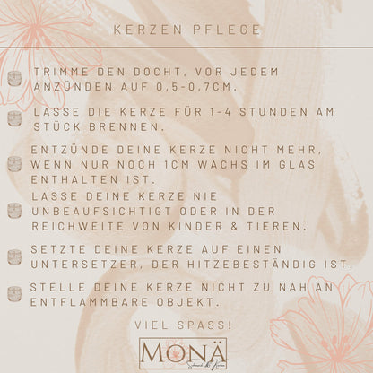 Duftkerze in Metalldose • kühler, entspannender Duft • Sojawachskerze • Kerze als Geschenk