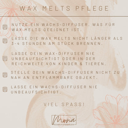 Wachs Melt • Evening Snow • 100% Sojawachs • süßlicher Weihnachtsduft