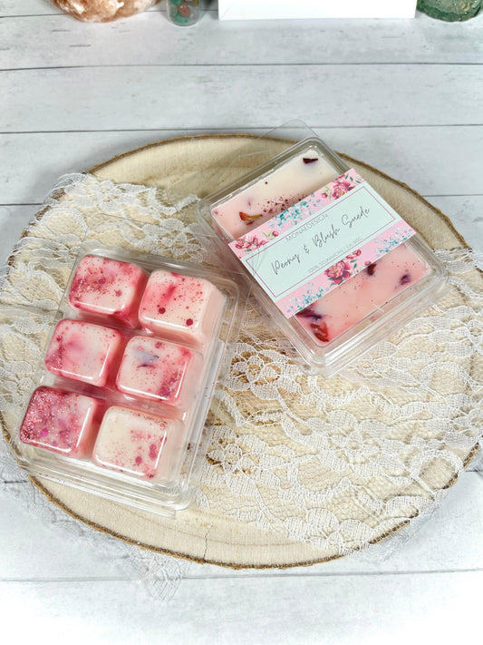 Wachs Melt • Peony & Blush Suede • 100% Sojawachs • Blumiger Duft