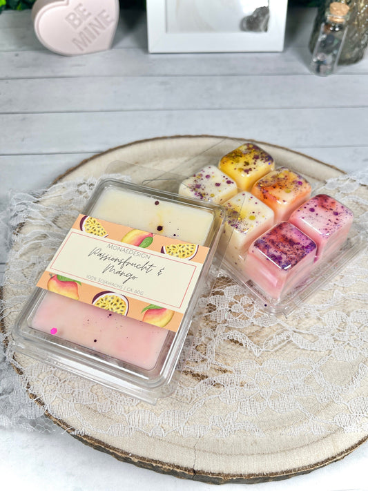 Wachs Melt • Passionsfrucht & Mango • 100% Sojawachs • fruchtiger Duft