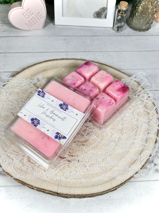 Wachs Melt • Lilie & Baumwoll-Moschus • 100% Sojawachs • blumiger, holziger Duft