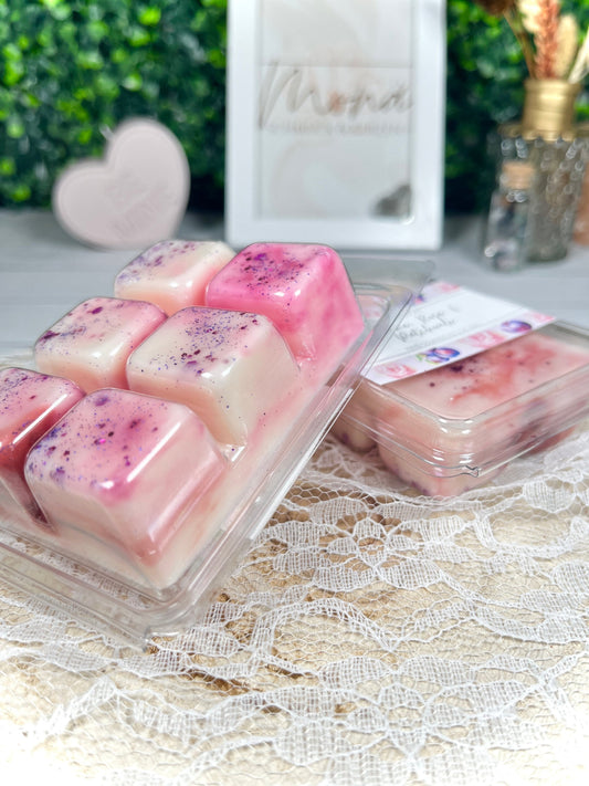 Wachs Melt • Pflaume, Rose & Patchuli • 100% Sojawachs • blumiger, holziger Duft