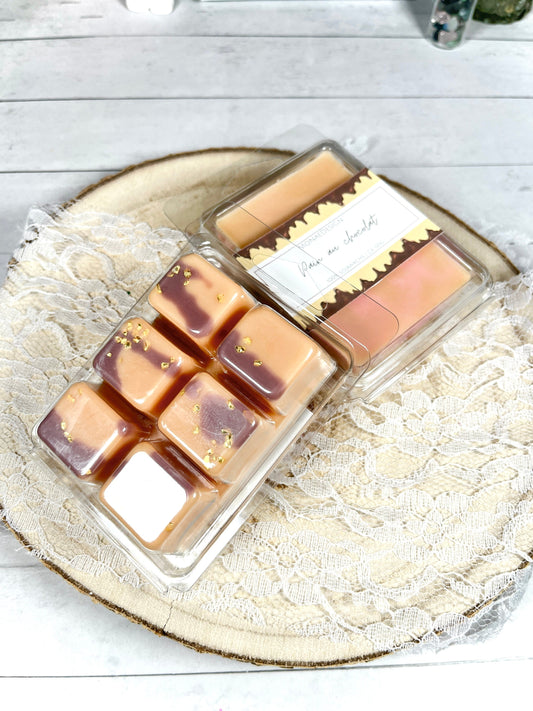 Wachs Melt • Pain au chocolate • 100% Sojawachs • Schoko-Croissant Duft